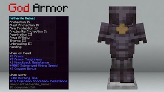 How To Get GOD ARMOR in Hardcore Minecraft
