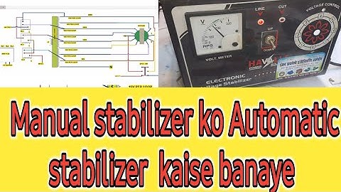 How to  convert manual stabilizer  to automatic stabilizer
