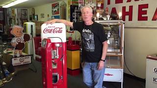 restored  vendo 44 coca cola vending machine