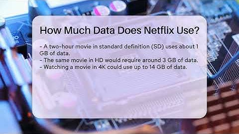 How Much Data Does Netflix Use? - Talking Tech Trends