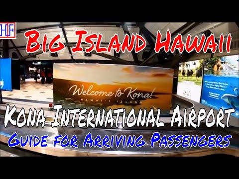 Vídeo: Ellison Onizuka Kona Guia do Aeroporto Internacional