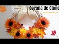 Corona de Otoño / Decoracion de Otoño / Dollar Tree