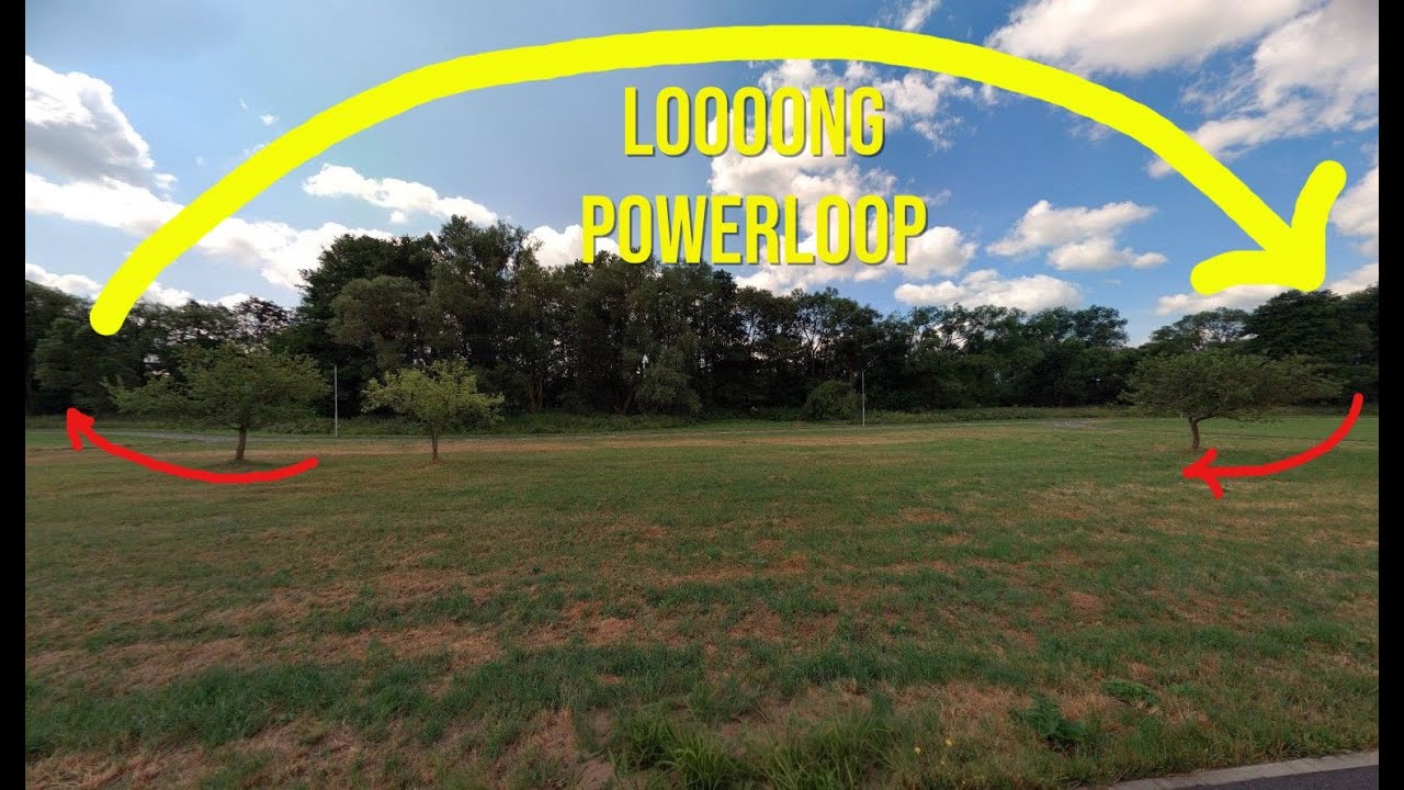 LOOOONG 3inch powerloop #fpv #powerloop #crash - YouTube