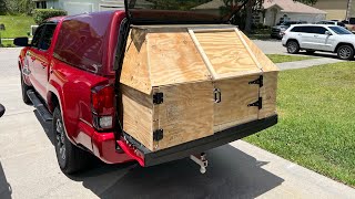 Short bed truck camper extension for my Toyota Tacoma