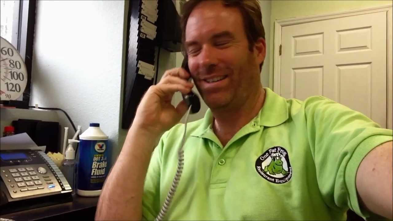 I Don't Know! funny phone video Restaurant Commercial Foodservice Equipment Finance Mgr phone call - YouTube One Fat Frog Restaurant Equipment