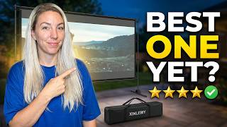 Outdoor Projector Screen Review – 120 Inch XINLEMY Setup