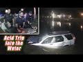 Impaired Woman Takes an Acid Trip Into the Water