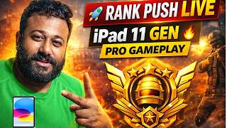 🚀 PUBG Rank Push Live Now | iPad 11 Gen Smooth Gameplay | Bangla Live | Nuru Gaming