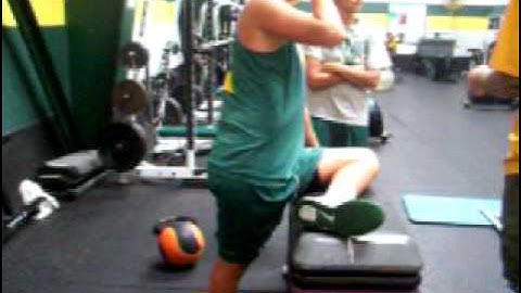 Stride with Hip External Rotation - (Mobility)