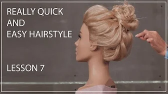 Lesson 7: Twist-and-Knot Low Bun with Volume