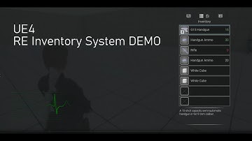UE4 WIP Inventory - RE inspired