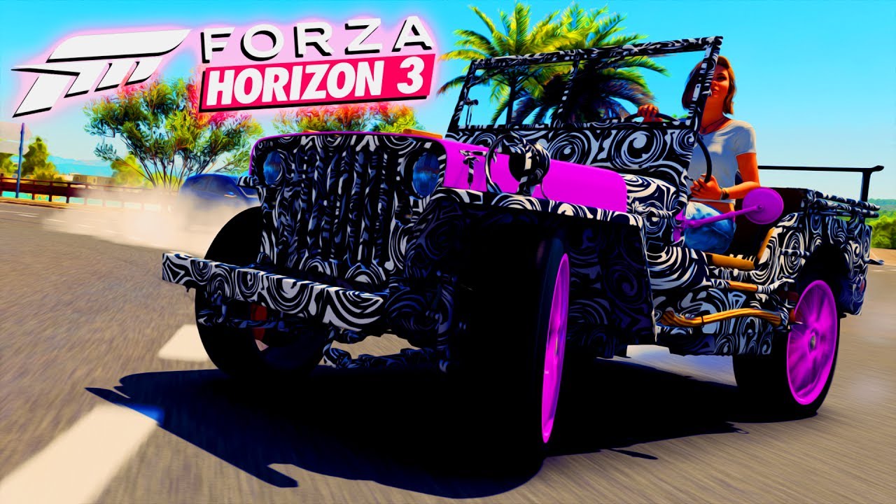 Дайте мне Сильвию и я её накажу! Дрифтовый Jeep 1945 года в Forza Horizon 3