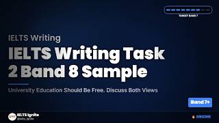 IELTS Writing Task 2 Band 8 Sample Essay. University Education Should Be Free. Discuss Both Views