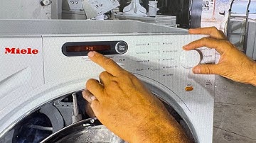 Miele washer f20 error code|w1753|how to find and clear error codes in a Miele washer