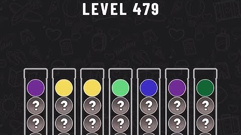 Ball Sort Puzzle Level 479 #ballsortpuzzle #ballsortpuzzlegameplay #puzzlegame #mobilegames