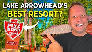Don't Buy In Lake Arrowhead Until You Stay Here (Arrowhead's Pine Rose Cabins Resort)