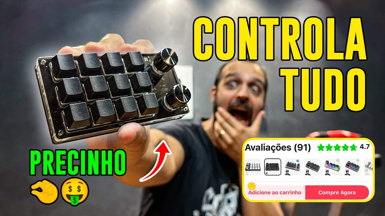CONTROLE BARATO PARA LIVE, ILUMINAÇÃO, PROJEÇÃO E MAIS