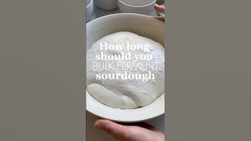 HOW LONG SHOULD YOU BULK FERMENT SOURDOUGH(INFO IN DESCRIPTION)  #breadrecipe #fermentedbread #bread