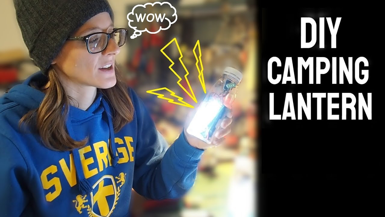 Make a Simple LED Camping Lantern - Make