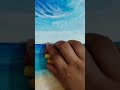 Oil pastel art  beach and sky art vlog oilpastelbeachartblueskyart