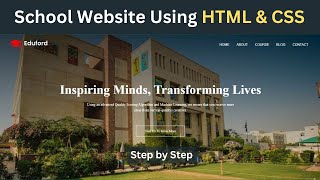How To Make Website Using HTML & CSS | #1- Introduction | Complete Website