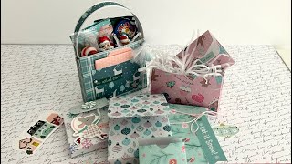 DIY Mini Xmas Gift Bag & Party Favour Boxes | 6x6 Paper or Any Size | Easy TUTORIAL 🛍