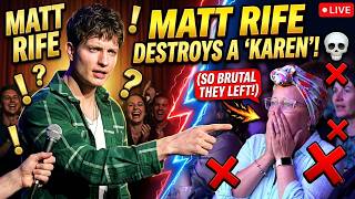 When Karens Get Destroyed By Matt Rife |  | Matt Rife Crowd work Net Worth