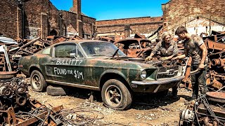 ASMR Car Restoration | The $1M Bullitt Mustang Found in a Scrapyard