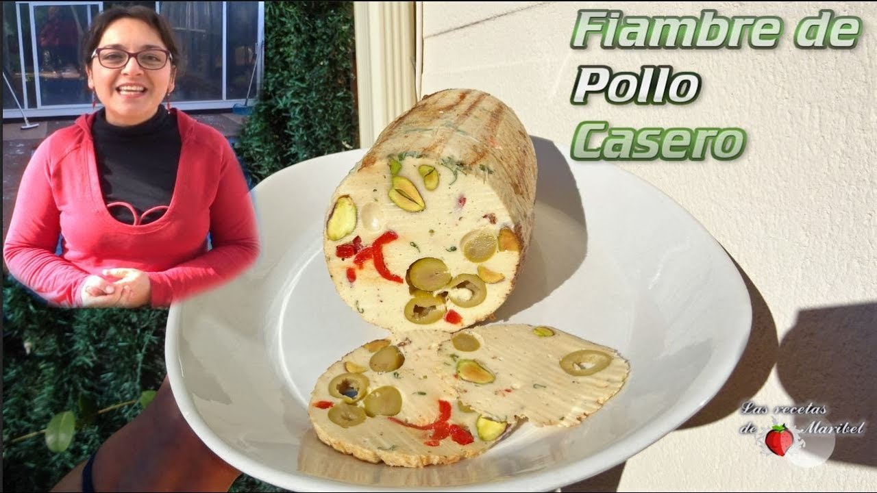 Fiambre de Pollo Relleno Casero | Galantina de Pollo con Aceitunas y Pistachos