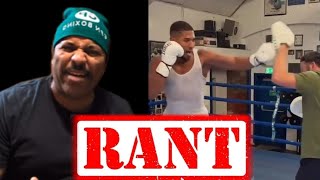 Anthony Joshua Returning To The Gym But What This Actually Mean?????