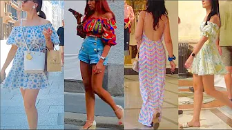 Milan’s at 33°C Hottest Summer Looks 2025! What to Wear in August Heatwave Effortless Summer Dresses