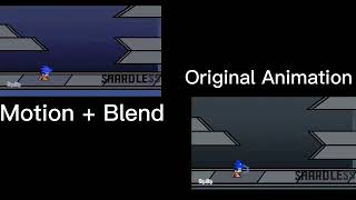 Animation - Advance Sonic 60fps/Motion Blur - Upscale Comparison