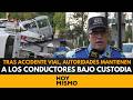 Custodian a conductores de brutal accidente en la CA-5