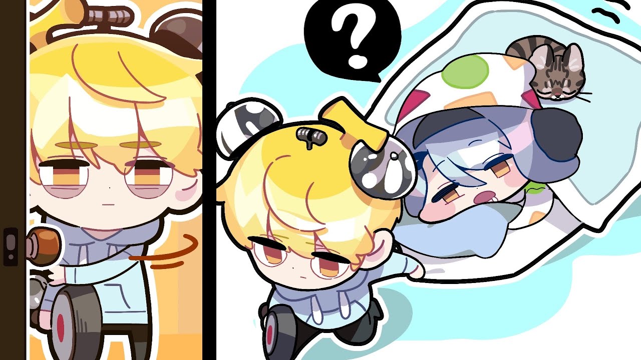 잠든 나를 깨우러 온 그 남자...!