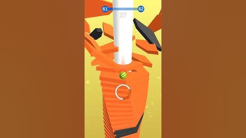 Stack Ball Gameplay Walkthrough Level 61 #Shorts