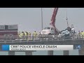 Crash involving police car on CBBT; southbound lanes open