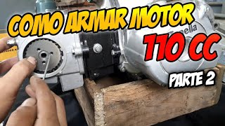 Como armar motor 110cc parte 2 de3