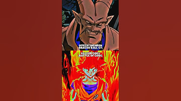 Omega Shenron (Dragon Ball GT) vs SSJ God Goku (Battle Of Gods)