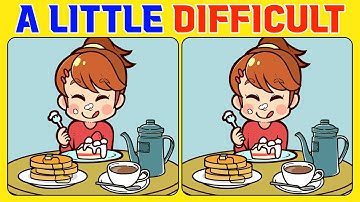 🧠🧩Spot the Difference | Brain Workout 《A Little Difficult》