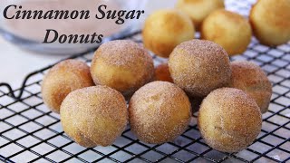 Easy Cinnamon Sugar Doughnuts - 3 Ingredients