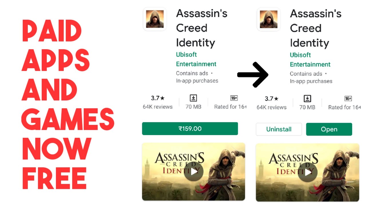 How to get PAID Apps and Games for FREE 2020 from Play Store - YouTube