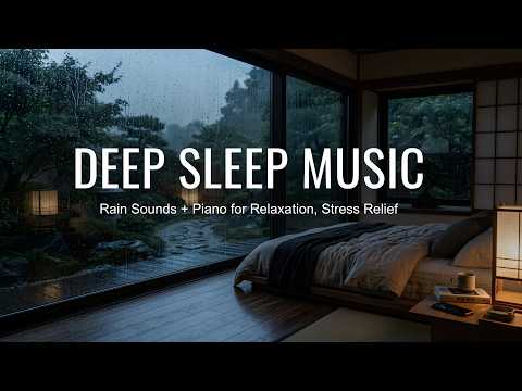 Quiet Rainfall and Relaxing Piano Music for Better Sleep and Emotional Balance