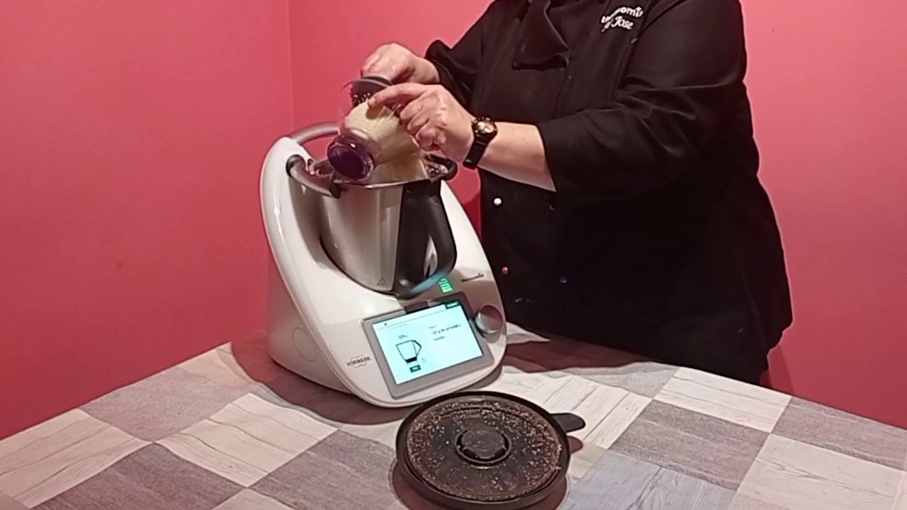 turrón de praliné de café con Thermomix