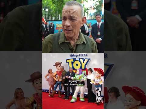Video Tom Hanks, Tim Allen reunite at 'Toy Story 5' premiere