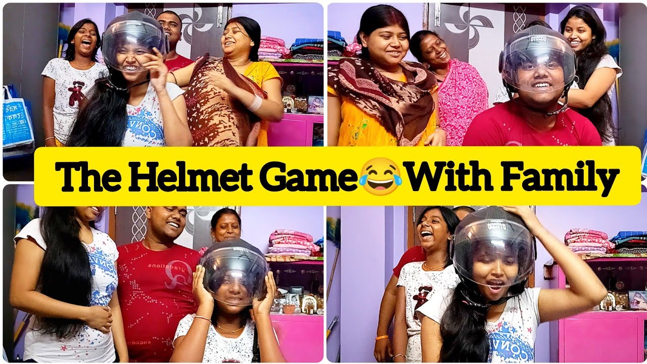 100 Subscriber complete🥳 The Helmet Game 😂With Family😆vlog 