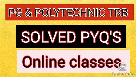 PG & POLYTECHNIC TRB- SOLVED PREVIOUS YEAR QUESTIONS-ONLINE CLASS #pgtrbmaths #polytechnictrbmaths