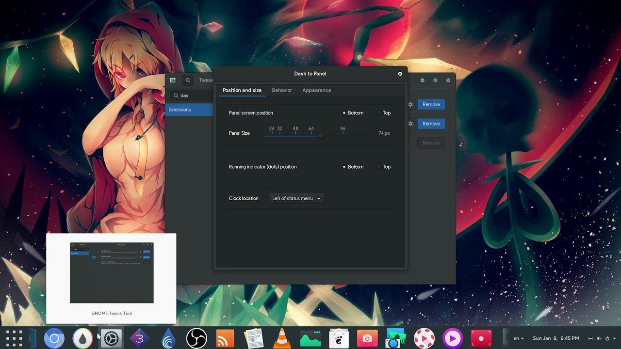 Review Top Bar Script Executor version 1 - GNOME Shell Extensions
