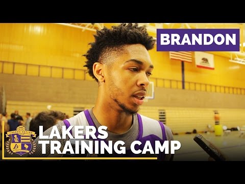 Brandon Ingram: Lakers Training Camp, Day 1