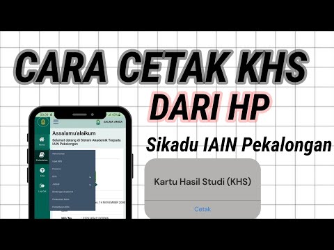 Mudah!!! Cara cetak KHS dari HP-Sikadu IAIN Pekalongan