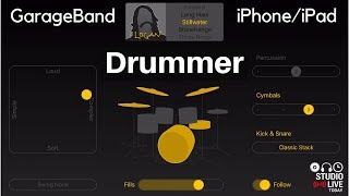 Drummer - GarageBand iOS - Recording a Drum Track (iPhone/iPad) - Complete-a-Song - Episode 9